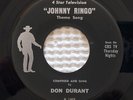 DON DURANT • JOHNNY RINGO Rare Promo Only 4 Star Television 1-sided Vinyl VG++