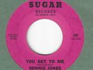 NORTHERN SOUL - MINNIE JONES & MINUETTES ON SUGAR - 