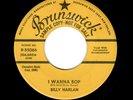 ROCKABILLY-BILLY HARLAN-I WANNA BOP/SCHOOL HOUSE ROCK-BRUNSWICK 55066