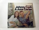 JOHNNY CASH and JUNE CARTER LP Carryin on with  1967 Columbia vinyl