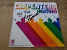 HAND SIGNED SLEEVE 1970s VG+ KAREN CARPENTER Top Of The World / Heather 45