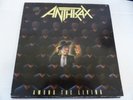 ANTHRAX AMONG THE LIVING LP 1986 ISLAND ILPS 9865 1ST PRESS  AIU/B1U EXCELLENT