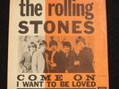 ROLLING STONES Come On World's rarest PS? Orange Danish Denmark slv. EX/EX