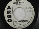 The Sensations - Music, Music, Music / A Part of Me 1961 Soul/R&B Argo Promo