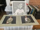 david bowie toy double lp with etched vinyl opened but not played