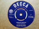 ROLLING STONES 45 I wanna be your man / Stoned DECCA Near-MINT UK  Dh 52b