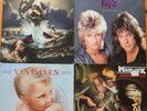 4 X ALBUMS SALTY DOG + STONE FURY + VAN HALEN + WARLOCK LP 4 x VINYL HEAVY METAL