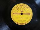 78 rpm Johnny Cash Sun 266 in V+E-