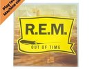 R.E.M. Out Of Time   Record Lp Vinyl Album 1st European Press NM / NM Condition