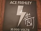Ace Frehley 10,000 Volts Signed In Silver. Lightning Bolt Variant