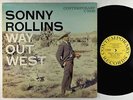 Sonny Rollins - Way Out West LP - Contemporary - C3530 Mono DG VG+