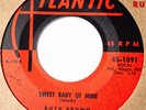 Ruth Brown R&B 45 Sweet Baby Of Mine bw I'm Getting Right on Atlantic Records