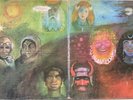 KING CRIMSON IN THE WAKE OF POSEIDON 1970 UK ISLAND VINYL LP ILPS 9127 EX / EX