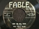 Wally Black - Fable F-260-A/B-45 - 1958 - 45 RPM - 7 Inch Record -Rockabilly