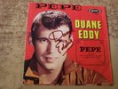 AUTOGRAPHED VG+ SLEEVE 1960s Duane Eddy – Pepe / Lost Friend 45