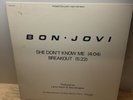 RARE Bon Jovi She Don’t Know Me/Breakout 12” Vinyl Promo Single From 1984 Debut