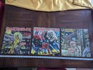 3 Pristine Iron Maiden Killers Number Of The Beast Somewhere In Time Vinyl Rare