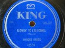 78Rpm R&B Jump Rocker, Wynonie Harris 'Blowin' Back To California' US King