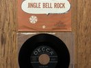 * RARE PS * BOBBY HELMS - JINGLE BELL ROCK  VINYL 45 RPM RECORD DECCA 9-30513 VG