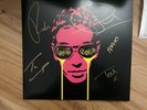 LIMITED EDITION HAND SIGNED SHED SEVEN LIQUID GOLD DBL PinkYellow SPLATTER VINYL