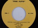 Rock Radio Spots 45 PINK FLOYD Original Radio Spots APRIL FOOLS VG+ 12 spots b