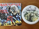 Iron Maiden: The Number Of The Beast FAME 12” Record + Airforce SIGNED Drum Skin