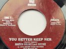 MARVIN HOLMES - YOU BETTER KEEP HER - BROWN DOOR (Vinyl)