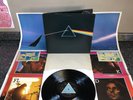LP VINYL PINK FLOYD DARK SIDE OF THE MOON SHVL 804 UK 1ST PRESS COMPLETE VG+/EX-