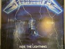 Metallica Ride The Lightning Lp Vinyl OG 1984 Elektra Press Shrink EX/EX Wax