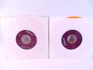 2X The Beatles Helter Skelter My Life Seen Face Hide Love - Orange Wax 45 Vinyl
