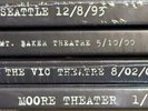 Pearl Jam Vault #'s 1,2,4,9.  Moore Theater, Vic, Mt. Baker, Seattle.