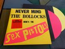 2 LP Sex Pistols ‎Never Mind The Bollocks, Here's The LTD Yellow Pink Numbered