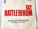 U2 Rattle and Hum LP  Rare Peeruvian PROMO