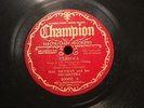 JAZZ HAL DENMAN ORCH Carioca / African Lament CHAMPION 40002 EE-