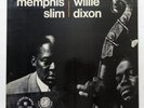 MEMPHIS SLIM & WILLIE DIXON ⸺ s/t ⸺ LE CHANT DU MONDE / FOLKWAYS LP EX++