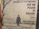 DISCO VINILE VINTAGE Ennio Morricone,PER UN PUGNO DI DOLLARI Musica Film West 64