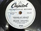 FRANK SINATRA - YOUNG AT HEART    78rpm White Label Promo   1954 Capitol 2703