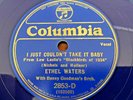 ETHEL WATERS & BENNY GOODMAN 100 Years - 1933 COLUMBIA BLUE WAX 78 both take 