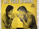 45rpm bollywood hindi vinyl record - Dil Tera Diwana