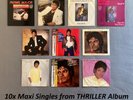 Michael Jackson - 10x Maxi Singles from THRILLER-Album
