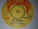 EX UK CRAB REGGAE / SKA 45 - DERRICK MORGAN - MAN PON MOON