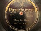 78Rpm Blues, Blind Lemon Jefferson 'Match Box Blues' US Paramount