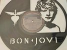BON JOVI VINYL LASER CUT RECORD ART NEW JERSEY MACHINE CUT ALBUM SUITABLE FRAMED