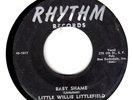 LITTLE WILLIE LITTLEFIELD - Baby Shame / Mistreated Orig 1957 Rhythm 45 VG Blues