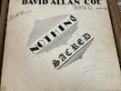 DAVID ALLAN COE NOTHING SACRED LP RARE PRIVATE PRESS D.A.C. RECORDS