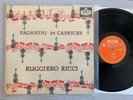 RUGGIERO RICCI PAGANINI 24 CAPRICES DECCA LXT 5569  MONO LP