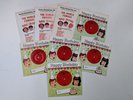5 Three Stooges Vinyl Records Happy Birthday New Old Stock 1961 + 3 Envelopes