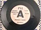 THE PUPPETS, EVERYBODY'S TALKING / POISON IVY, 1963 PYE LABEL, POP,BEAT, VG/VG+.