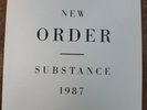New Order Substance LP 1987 Qwest Records Embossed Cover 25621-1