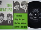 BEATLES I Feel Fine +3 RARE Denmark EP 45 danish Odeon GEOS 225 beat LISTEN